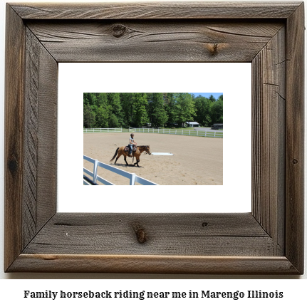 family horseback riding near me in Marengo, Illinois